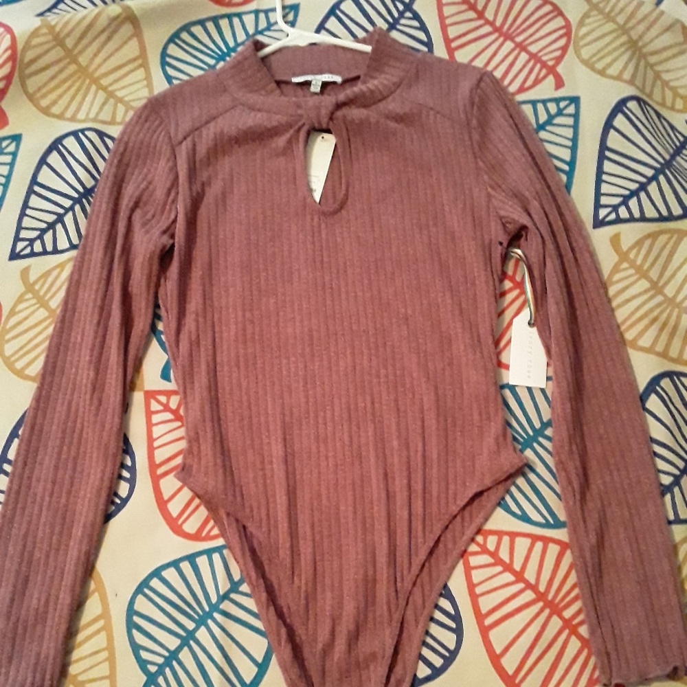 Ivory Rose Sz Large Bodysuit NWT